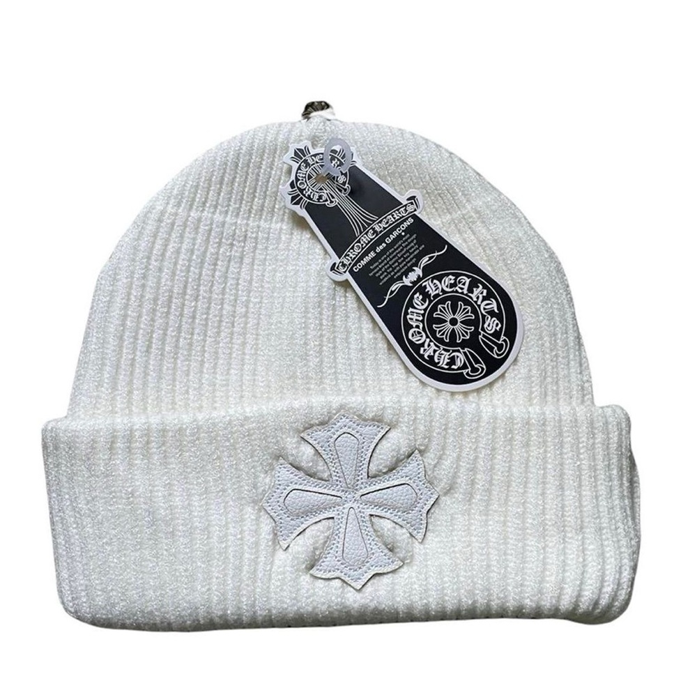 White Chrome Hearts Beanie